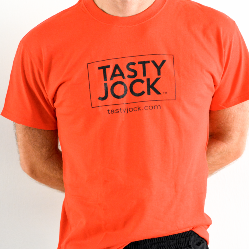 Red Tasty Jock shirt